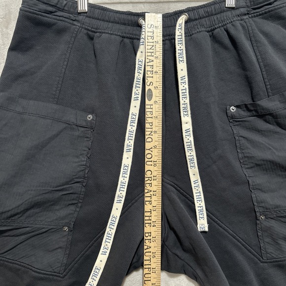 WE THE FREE Jet Set Women's XL Black Wide Leg Ankle Length Lounge Sweatpants NWT - Picture 14 of 15